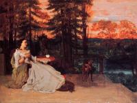 Courbet, Gustave - The Lady of Frankfurt